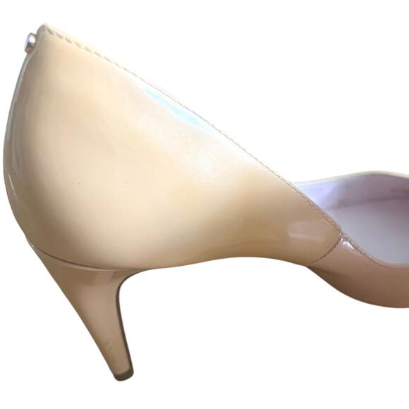 Ted Baker Nude‎ Patent Leather Heels Size 40 | Pointed Toe Classic Pumps Luxury - Picture 8 of 9